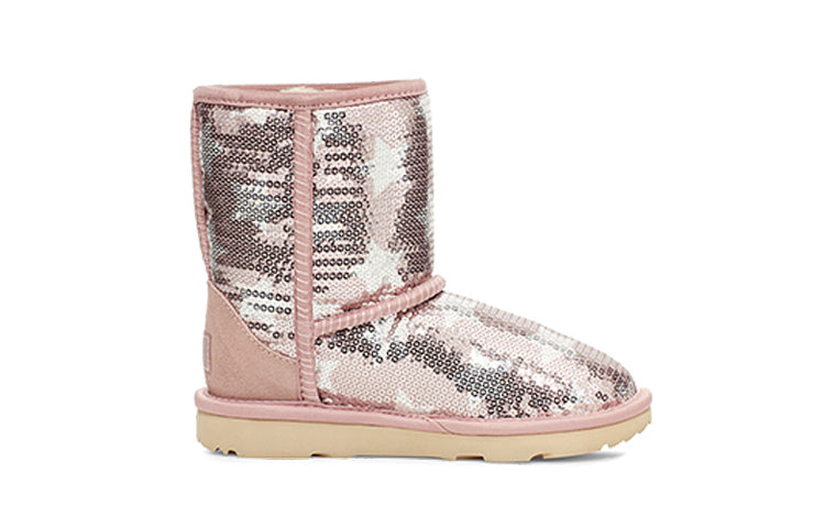 UGG, (PS) UGG Classic Short ll Pailletten Stern Rosa 1107988T-PCRY