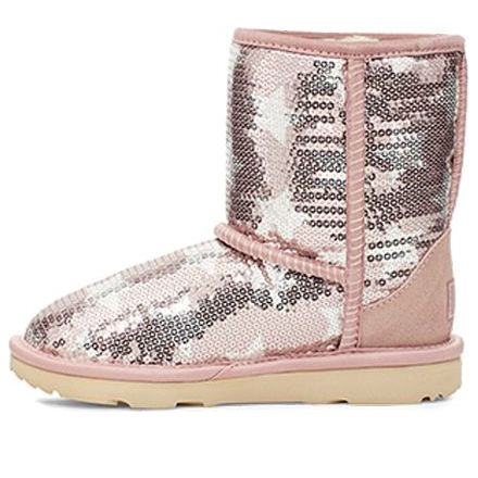 UGG, (PS) UGG Classic Short ll Pailletten Stern Rosa 1107988T-PCRY