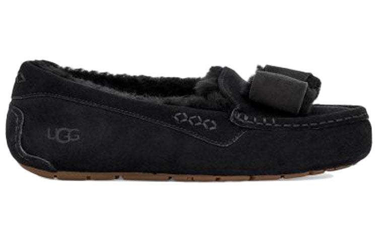 UGG, (WMNS) UGG Ansley Twinface Bow 'Schwarz' 1118958-BLK