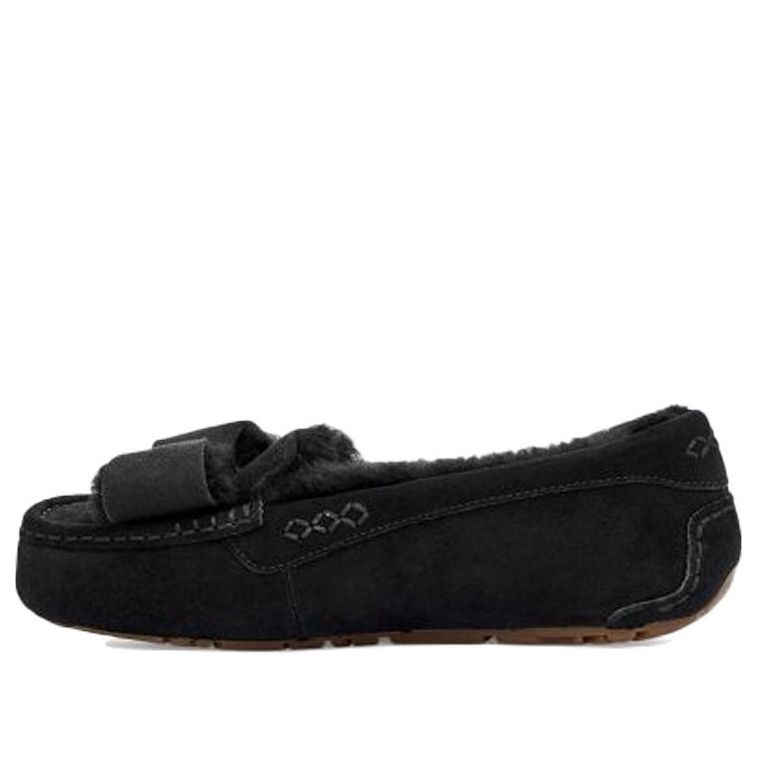 UGG, (WMNS) UGG Ansley Twinface Bow 'Schwarz' 1118958-BLK