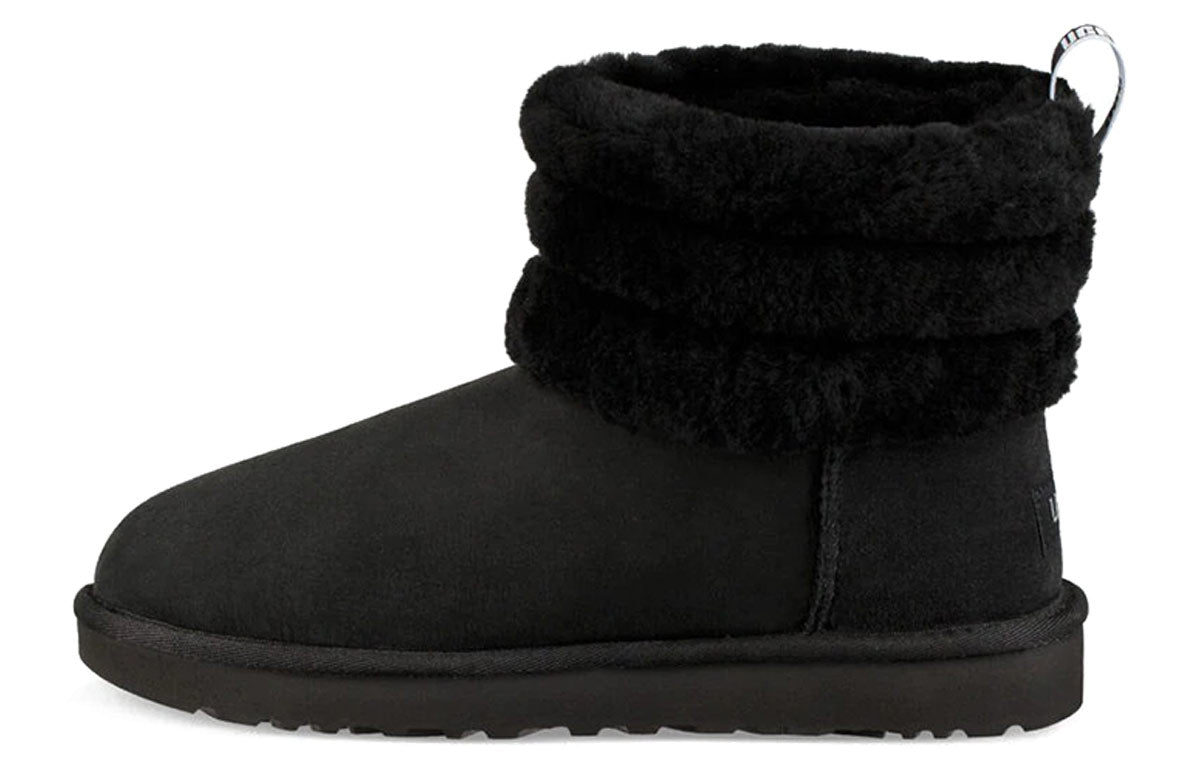 UGG, (WMNS) UGG Classic Mini Fluff Quilted Boot 'Schwarz' 1098533-BLK