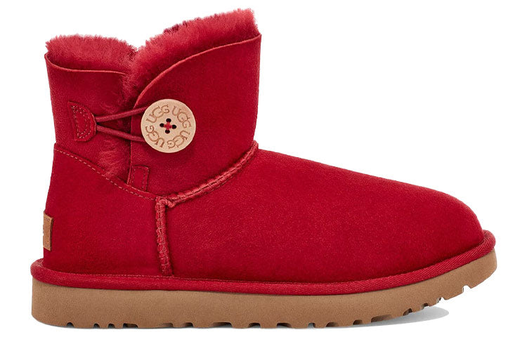 UGG, (WMNS) UGG Mini Bailey Button II Stiefel rot 1016422-KSS