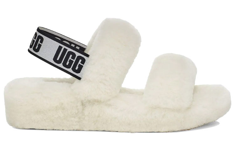 UGG, (WMNS) UGG Oh Yeah Dicke Sohle Weiß Hausschuhe 1107953-WHT