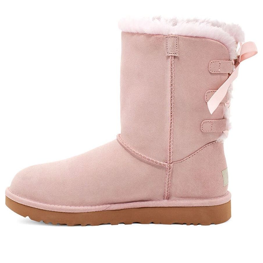 UGG, (WMNS) UGG Short Bow Stiefel Schneestiefel Crystal Pink 1110706-PCRY
